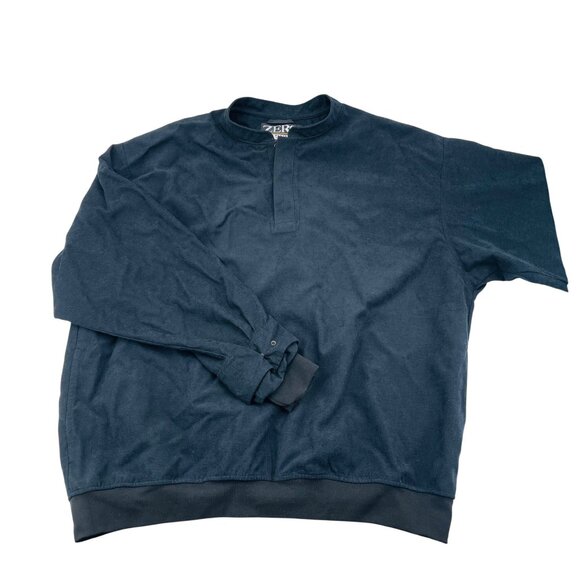 Zero Restriction Mens XXL Golf Outerwear Pullover Navy Polyester - Picture 1 of 6